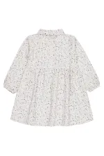 Kız Çocuk Jile ve Elbise 6-9 Yaş Ekru - Paket