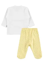 Baby Bodysuit Sets 0-24 Months Ecru-Yellow - Package