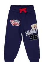 Boys Tracksuit Bottoms 2-5 Years Old Navy Blue - Pack