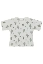 T-shirt bébé Km 0-24 mois écru - Emballage T-shirt bébé Km 0-24 mois écru - Emballage