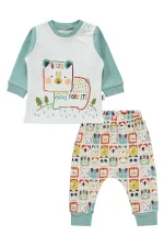 Baby Set 0-24 Months Light Petrol - Package