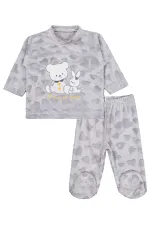 Baby Pajama Set 0-24 Months Grey - Package