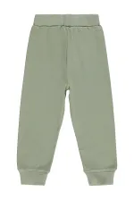 Pantalon de survêtement garçon Km 2-5 ans kaki clair - Lot