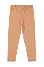 Collants pour filles de 10 à 13 ans, couleur argile italienne - Paquet