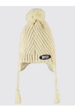 Ensemble écharpe, bonnet et gants pour garçon de 6 à 9 ans, blanc - Emballage