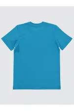 Boys T-Shirt 10-13 Years Old Dark Turquoise - Package Boys T-Shirt 10-13 Years Old Dark Turquoise - Package
