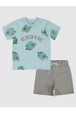 Erkek Çocuk Takım 2-5 Yaş Mavi - Paket