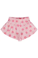 Kız Çocuk Şort 2-5 Yaş Pembe - Paket