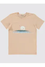 Boys T-Shirt 10-13 Years Old Salmon - Package