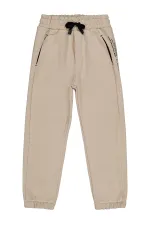 Bas de survêtement garçon 6-9 ans beige - Lot