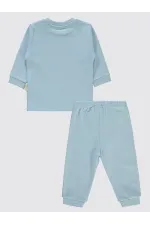 Bebek Pijama Takımı 0-24 Ay Mavi - Paket