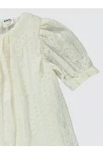 Bebek Jile ve Elbise 0-24 Ay Ekru - Paket