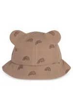 Bonnet bébé 0-24 mois marron clair - Lot