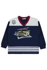 Boys' Pajama Set, Ages 6-9, Navy Blue - Pack