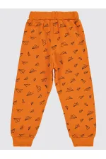 Bas de survêtement garçon 2-5 ans orange foncé - Lot