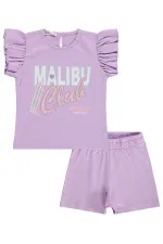 Girls' Outfit Set 2-5 Years Old, Lilac - Package
