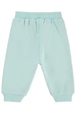 Baby Sweatpants 0-24 Months, Aqua Green - Pack