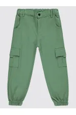 Erkek Çocuk Pantolon 10-13 Yaş Açık Haki - Paket