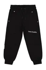 Erkek Çocuk Eşofman Altı 2-5 Yaş Siyah - Paket