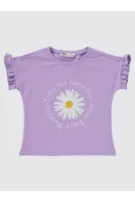 Kız Çocuk Takım 2-5 Yaş Dijital Lavanta - Paket