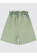 Kız Çocuk Şort 6-9 Yaş Yeşil - Paket