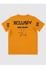 T-shirt garçon 10-13 ans orange clair - Emballage