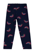 Collants pour fille de 2 à 5 ans, bleu marine foncé - Emballage