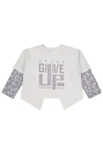 Kız Çocuk Sweatshirt 6-9 Yaş Beyaz - Paket