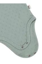 Bebek Çıtçıtlı Badi 0-24 Ay Yeşil - Paket