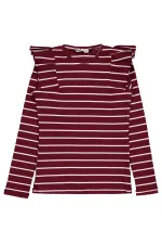 Girl's Sweatshirt 10-13 Years Old Dark Burgundy - Package