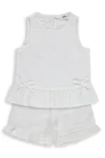 Kız Çocuk Takım 2-5 Yaş Ekru - Paket