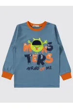 Ensemble pyjama garçon 2-5 ans orange foncé - Emballage
