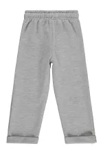 Boys' Trousers, Ages 2-5, Grey Melange - Pack