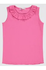 Girls' T-Shirt 10-13 Years Old Fuchsia - Package