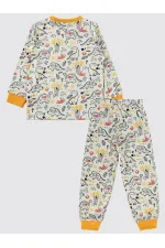 Ensemble pyjama garçon 2-5 ans moutarde - Emballage