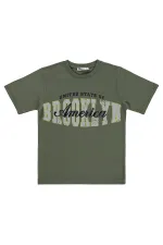 T-shirt garçon KM 10-13 ans kaki - Lot T-shirt garçon KM 10-13 ans kaki - Lot