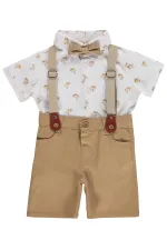 Bebek Takım 0-24 Ay Camel - Paket