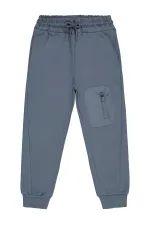 Bas de survêtement garçon 10-13 ans anthracite clair - Emballage