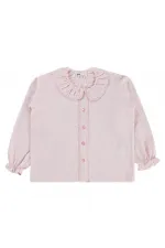 Kız Çocuk Gömlek 6-9 Yaş Pembe - Paket