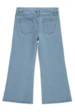 Pantalon bleu clair pour fille de 10 à 13 ans - Emballage