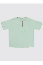 Erkek Çocuk Gömlek 6-9 Yaş Mint - Paket