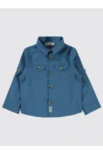 Chemise garçon 2-5 ans indigo - Paquet