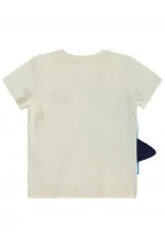 Erkek Çocuk Tişört 2-5 Yaş Ekru - Paket