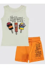 Costume garçon ivoire 2-5 ans - Emballage