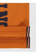 Erkek Çocuk Tişört 6-9 Yaş Koyu Oranj - Paket