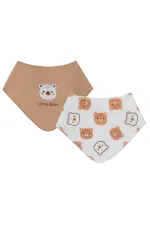 Bebek Mama Önlüğü 0-24 Ay Kahverengi - Paket