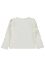 Kız Çocuk Sweatshirt 2-5 Yaş Kırık Beyaz - Paket