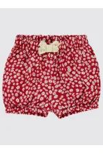 Baby Shorts 0-24 Months Red - Pack