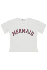 Kız Çocuk Tişört 2-5 Yaş Kırık Beyaz - Paket