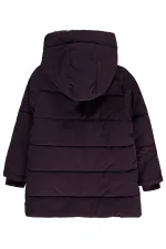 Kız Çocuk Mont 6-9 Yaş Mürdüm - Paket